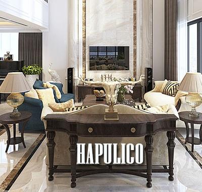  Mẫu thiết kế chung cư Duplex Hapulico sang trọng với gỗ óc chó cao cấp