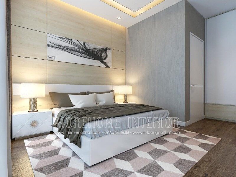 Gường ngủ hiện đại màu trắng có thể dễ dàng kết hợp với nhiều nội thất, màu sắc, diện tích lớn nhỏ khác nhau nhằm tạo nên không gian sang trọng, tiện nghi nhất, đây được xem là màu sắc “hot” nhất khi mua giường ngủ hiện nay 
